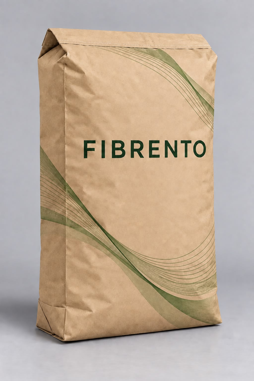FIBRENTO kraft torba konsept görseli